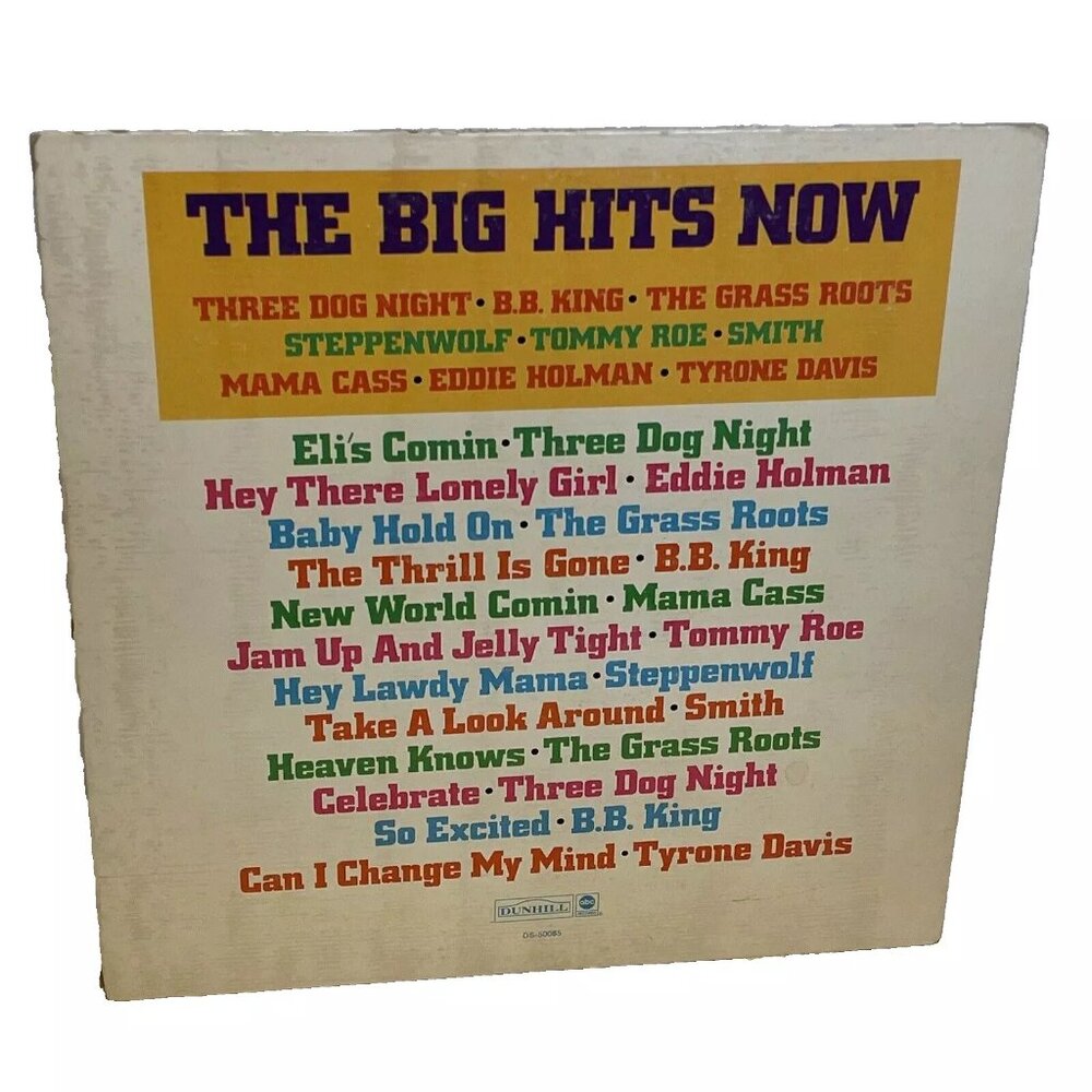Various The Big Hits Now (Vinyl, 1978) Dunhill DS-50085 VG LP Record Album